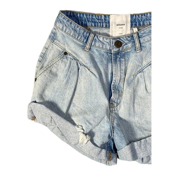 One Teaspoon Womens Kansas Streetwalker Denim Shorts Size 24‎ - Picture 3 of 8